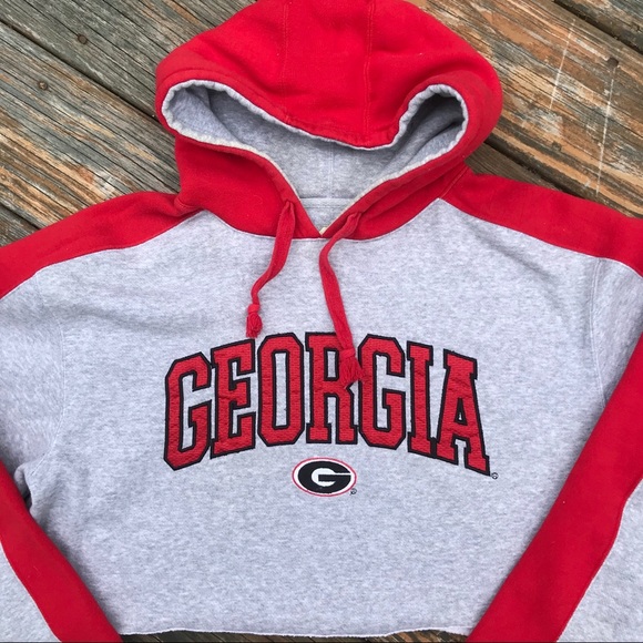 Vintage UGA Cropped Hoodie - Picture 2 of 4
